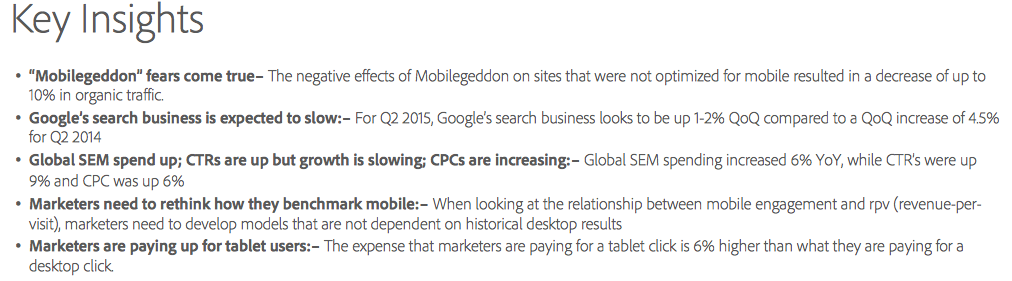 Adobe Mobilegeddon key insights