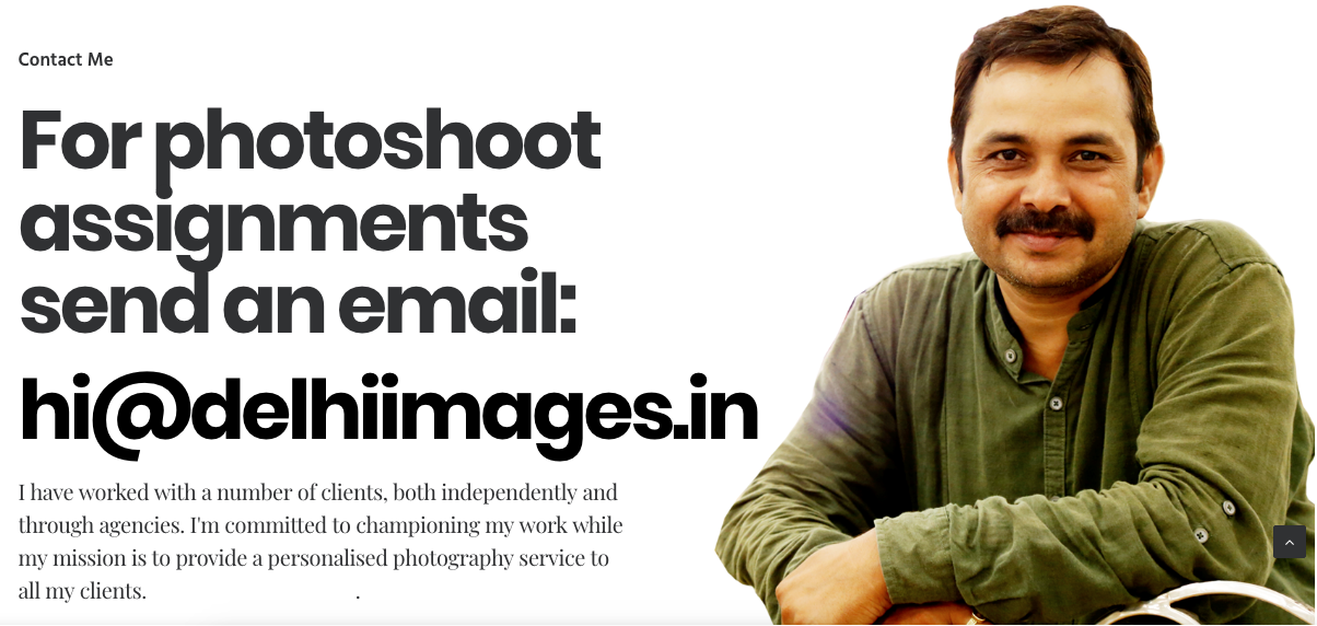 DelhiImages.in Photography Website Design Contact me